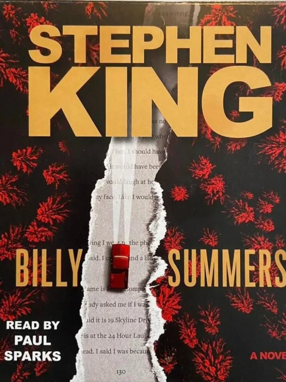 Stephen King Billy Summers Audiobook Cd Read By Paul Sparks